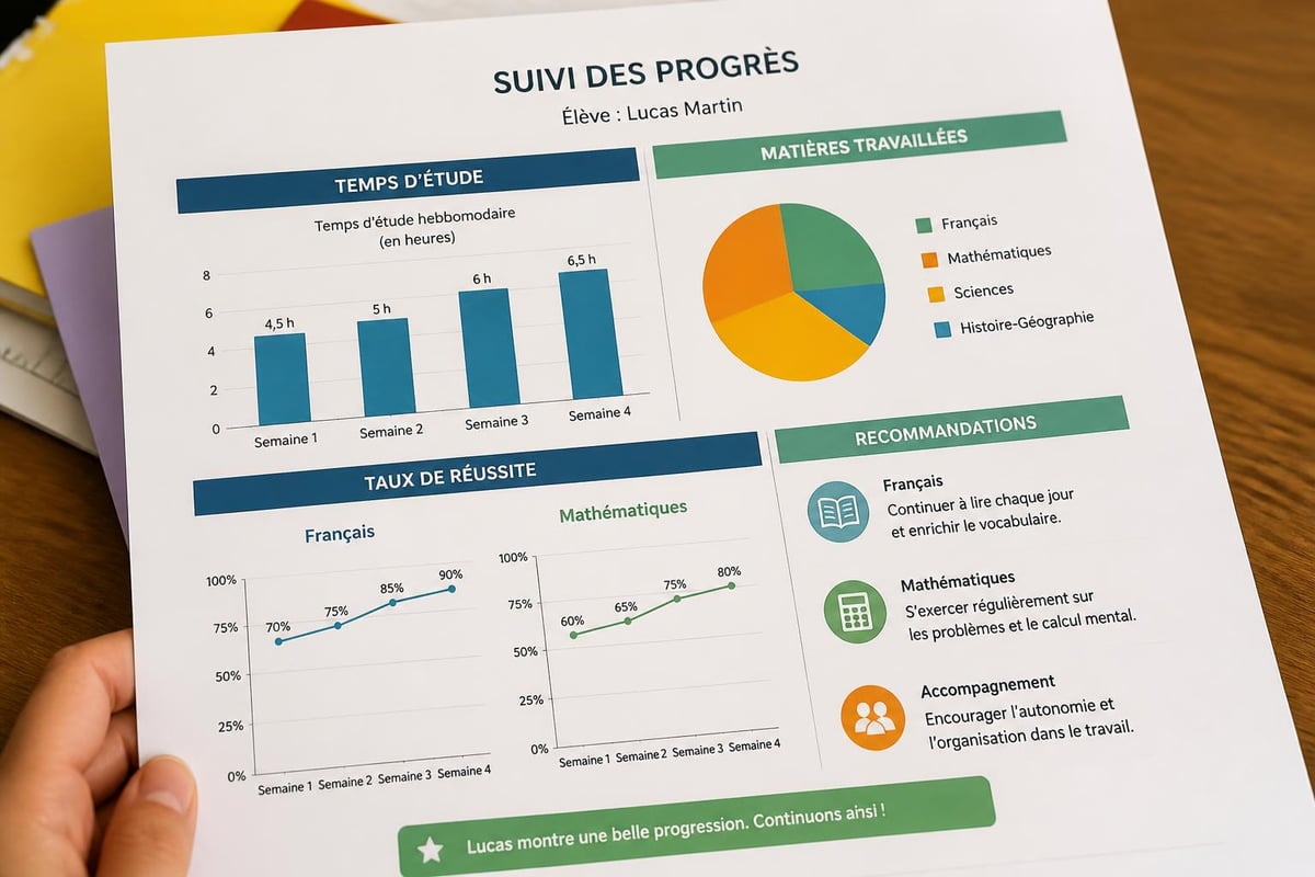Tableau de bord parental