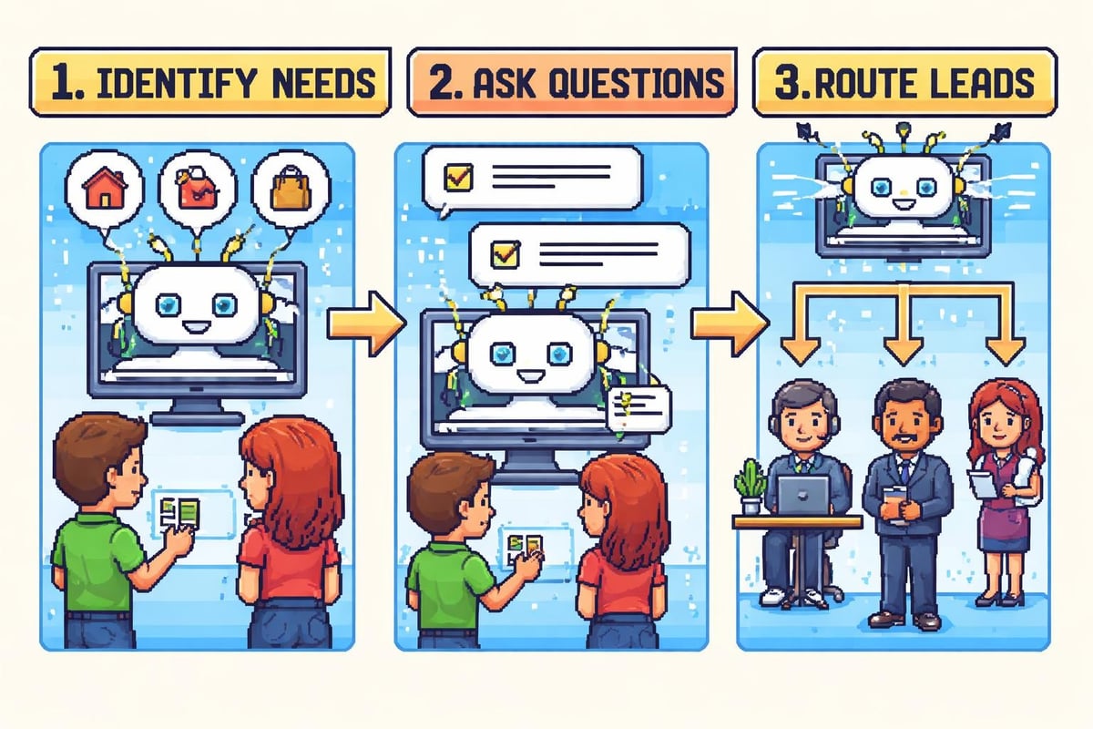 Chatbot lead qualification workflow