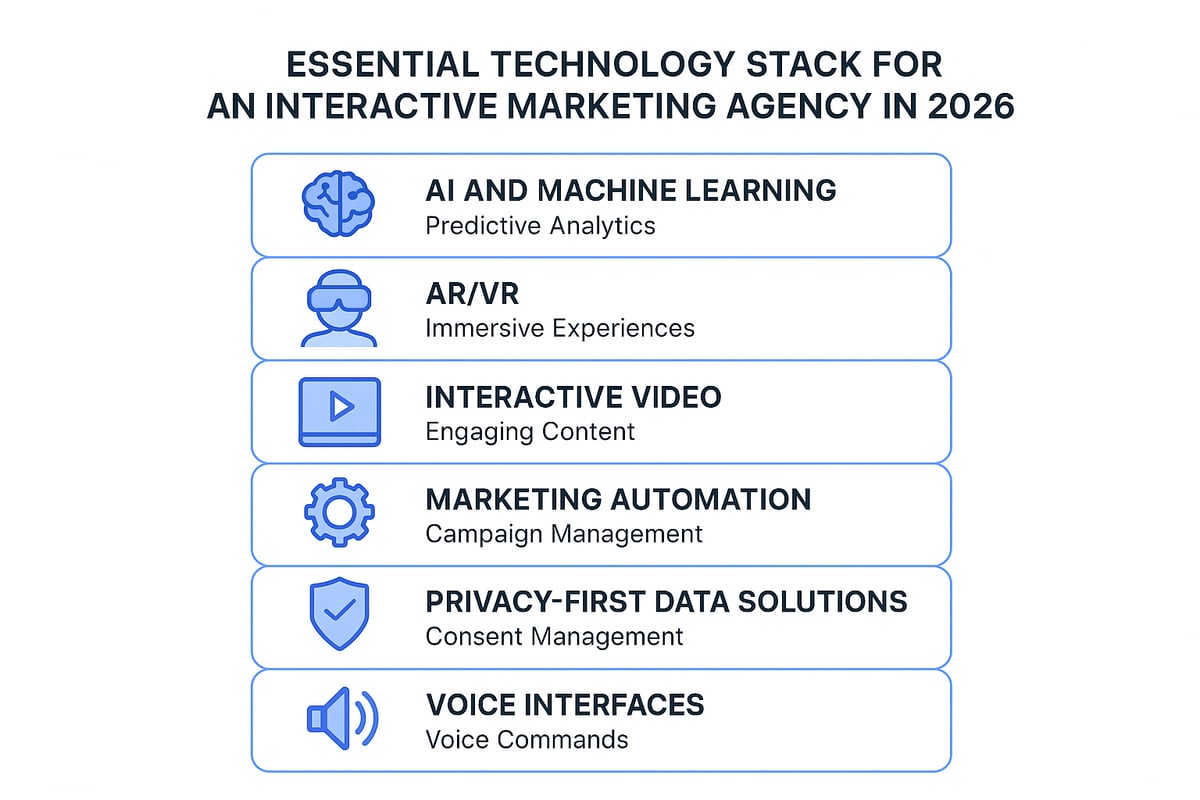 Essential Technologies Powering Interactive Agencies in 2026