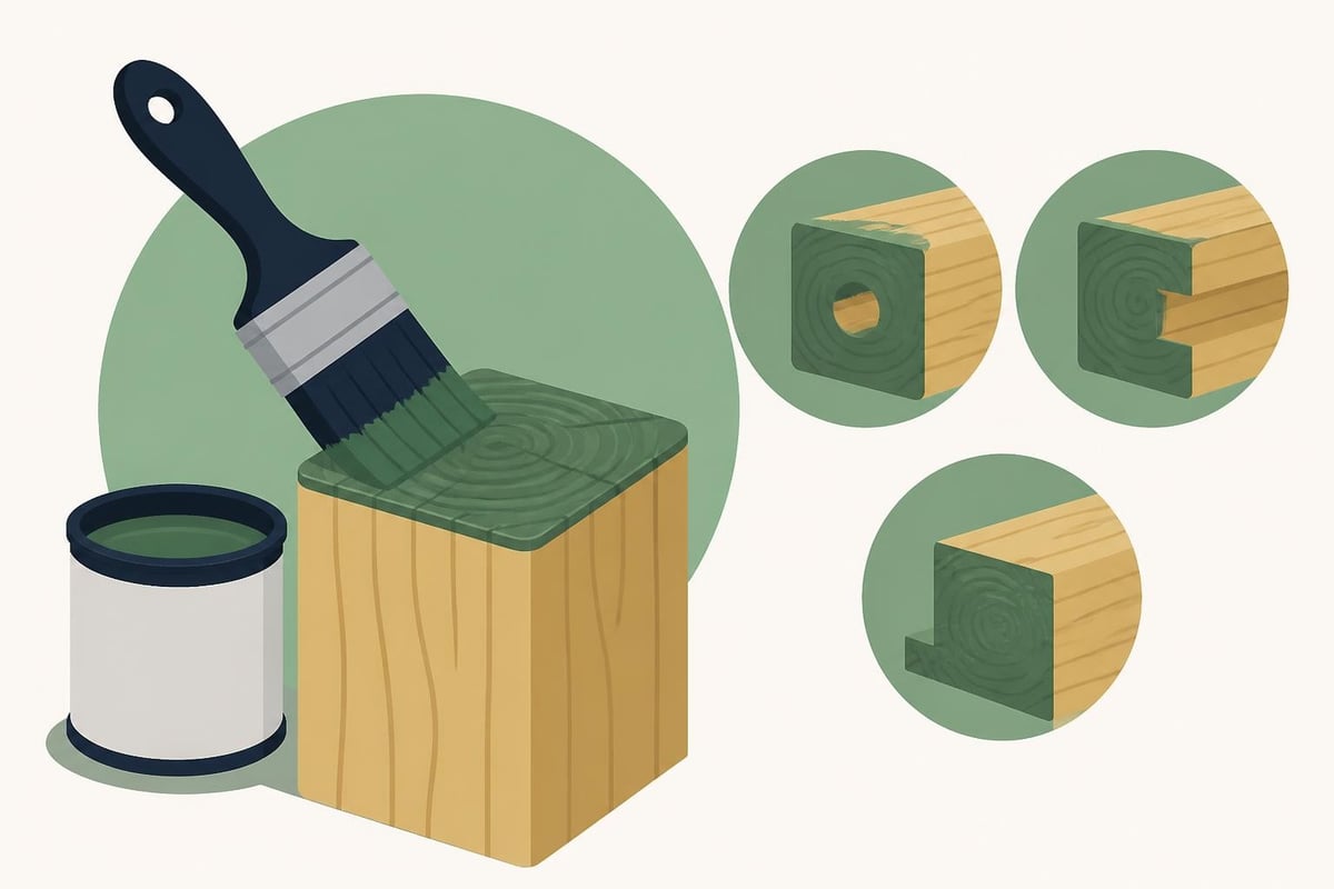 Field treatment of cut ends