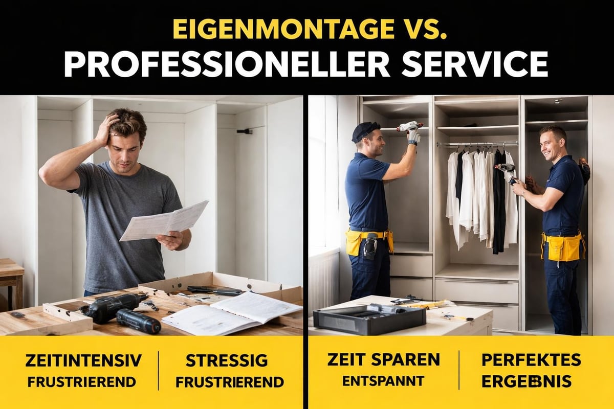 Möbelmontage Zeitersparnis