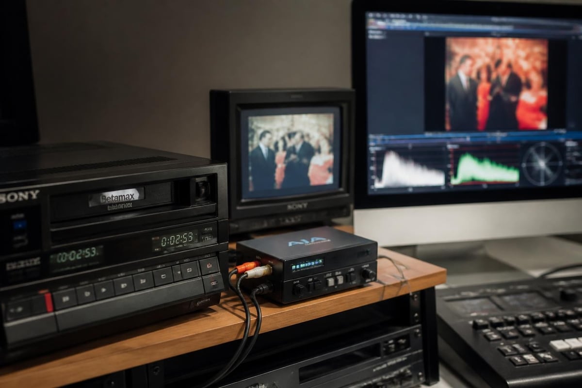 Betamax digitization workflow