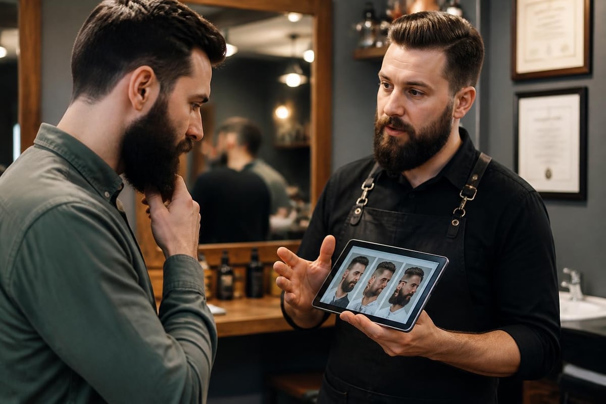 Beard grooming evaluation checklist