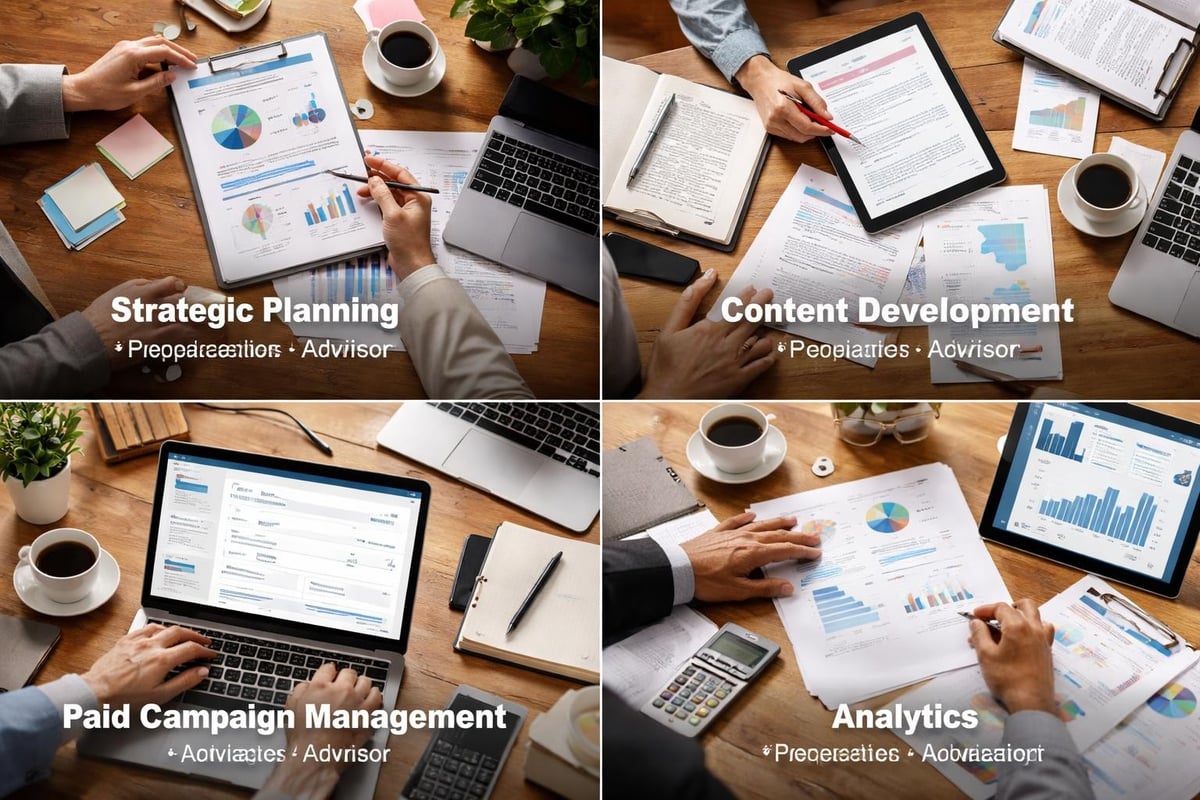Social marketing agency service categories