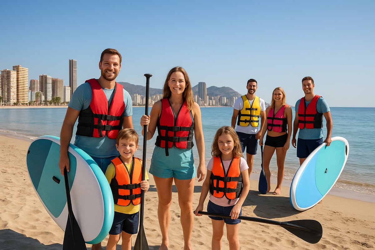 Motos de Agua Benidorm - article da4dbce8 c1e6 4dae ad7 fotografia realista de una familia y un grupo de a 2 6y3d6w Consejos Prácticos para Disfrutar los Deportes Acuáticos Sin Experiencia en Benidorm