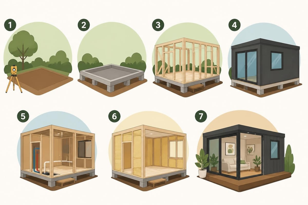 Garden room construction timeline