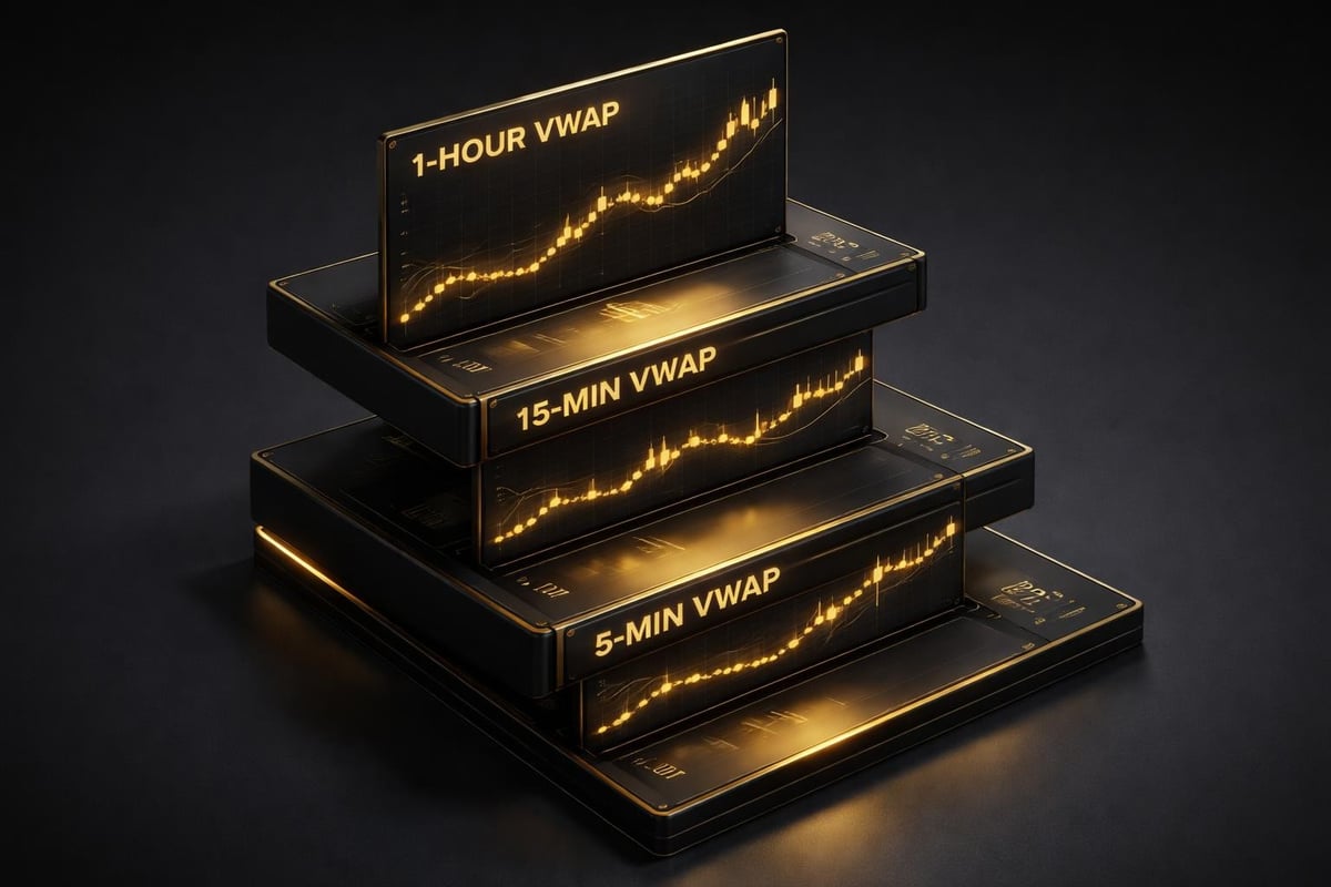 Multi-timeframe VWAP alignment