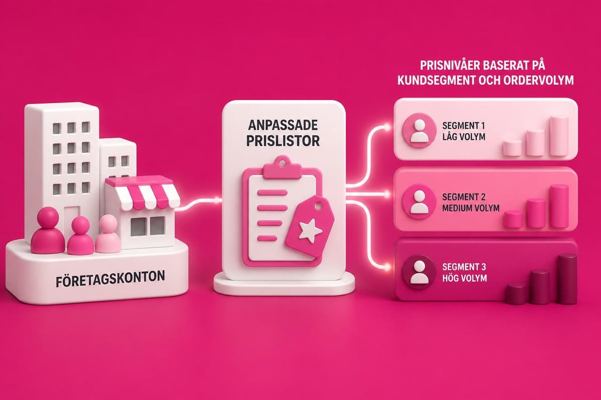 Shopify Prislistor B2B: Guide för Grossisthandel 2026 2 Shopify B2B prislistor struktur