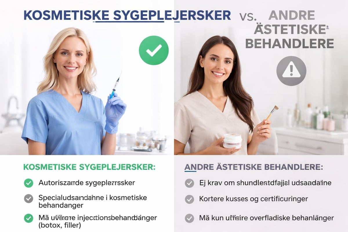 Kosmetisk sygeplejerske kompetencer