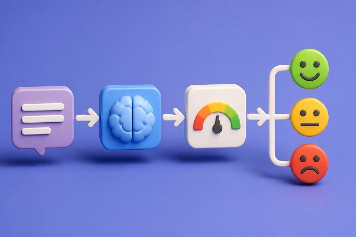 Sentiment analysis workflow