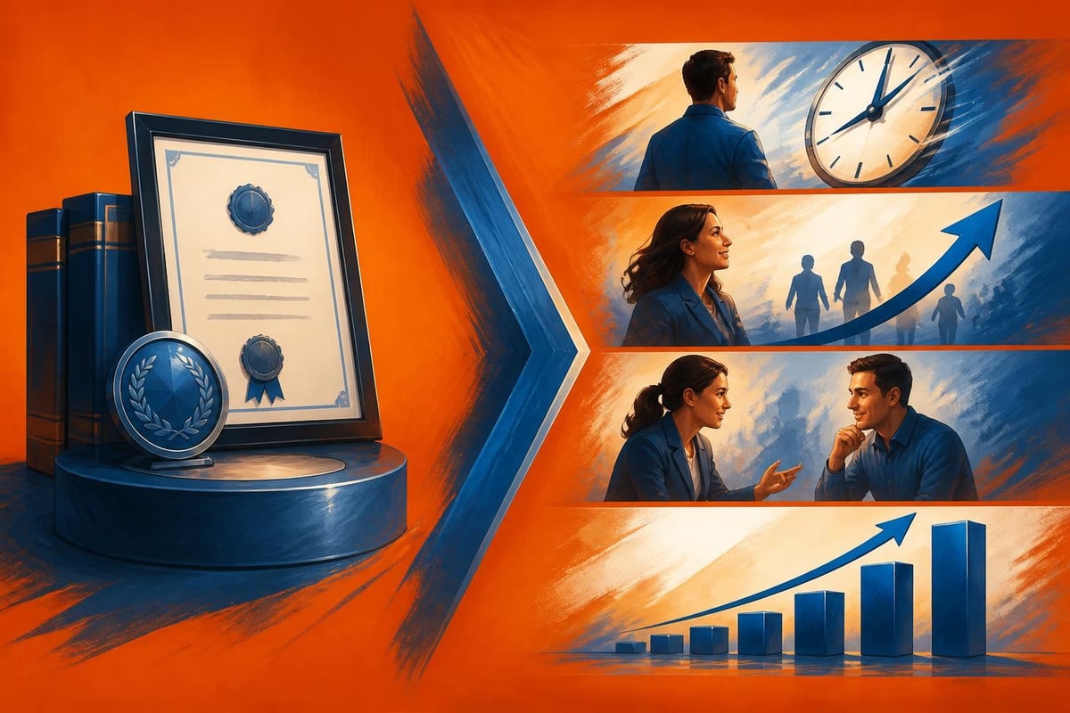 Coaching credentials versus business results comparison