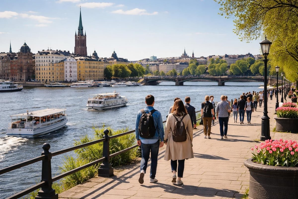 Stockholm walking routes map