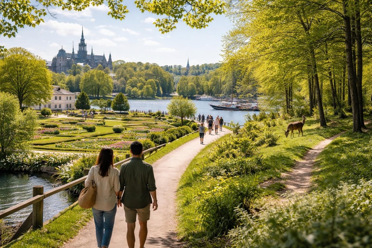 Djurgården island walking circuit