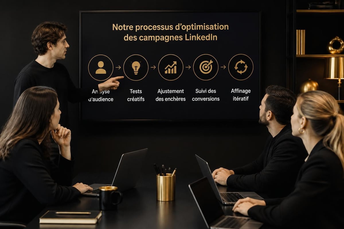 LinkedIn campaign optimization workflow
