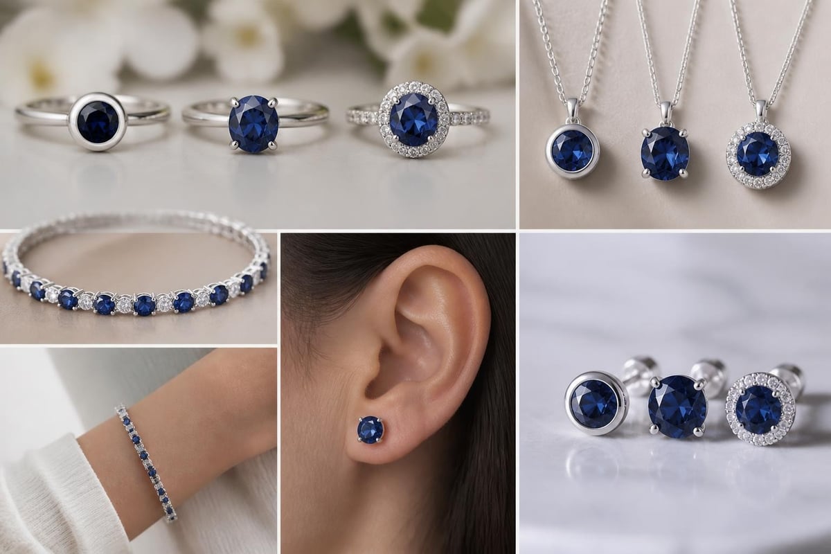 Sapphire jewelry setting styles