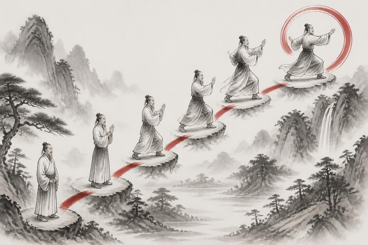 Beginner tai chi progression