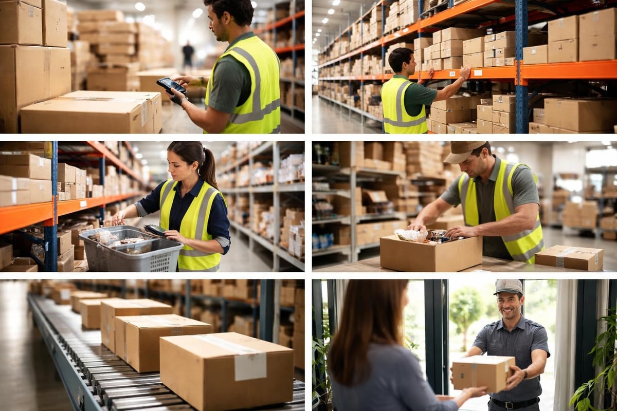 Ecommerce fulfillment workflow stages