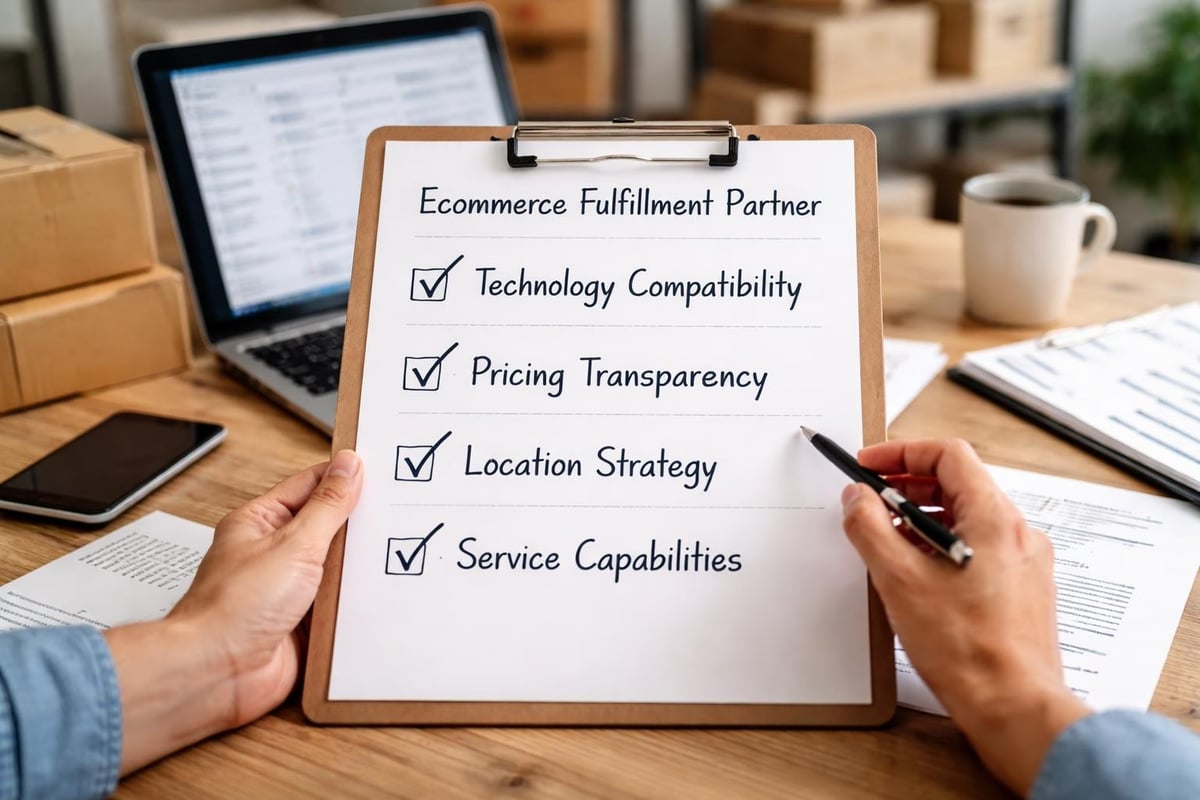 Fulfillment partner evaluation checklist