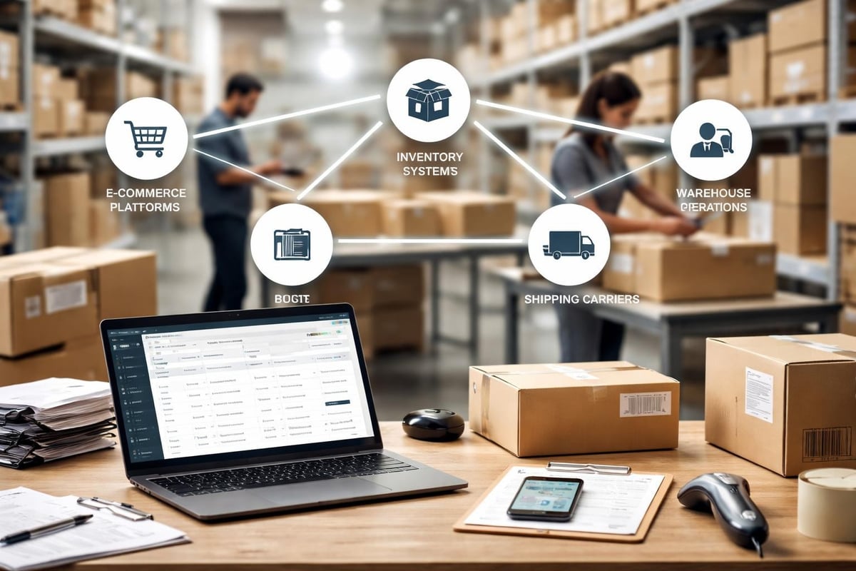 Fulfillment technology integration diagram