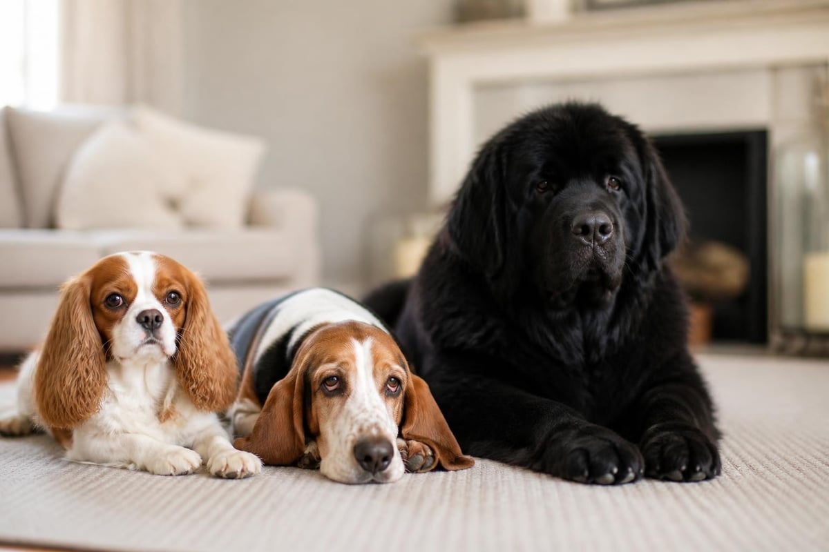 Calm dog breeds comparison