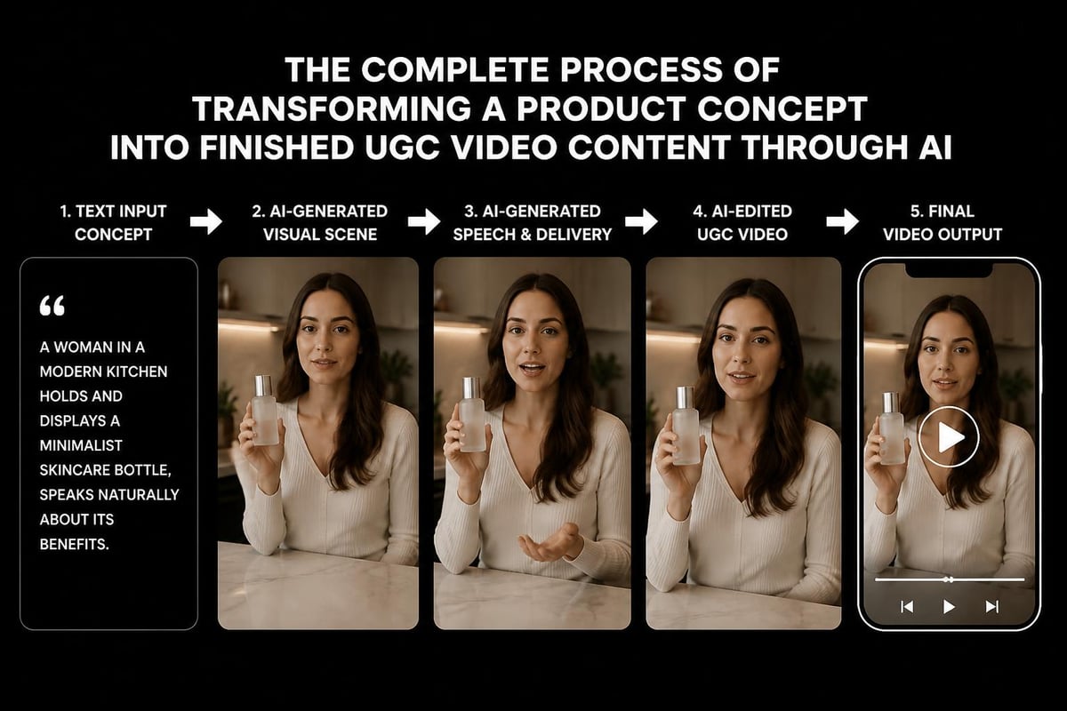 AI video generation workflow