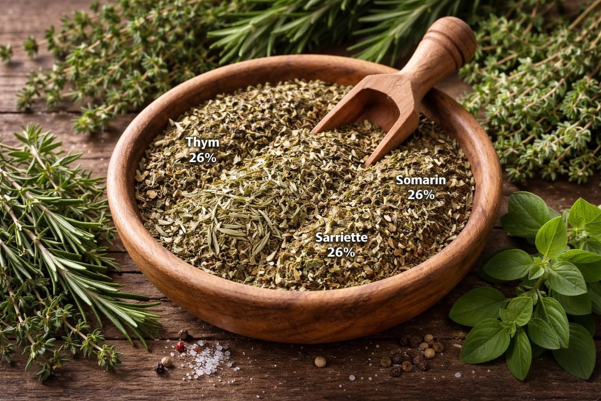 Composition des herbes de provence