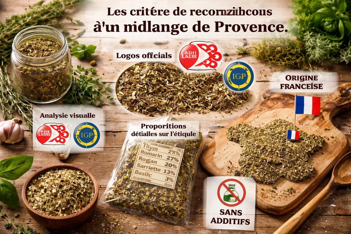 Reconnaissance authentique herbes de provence
