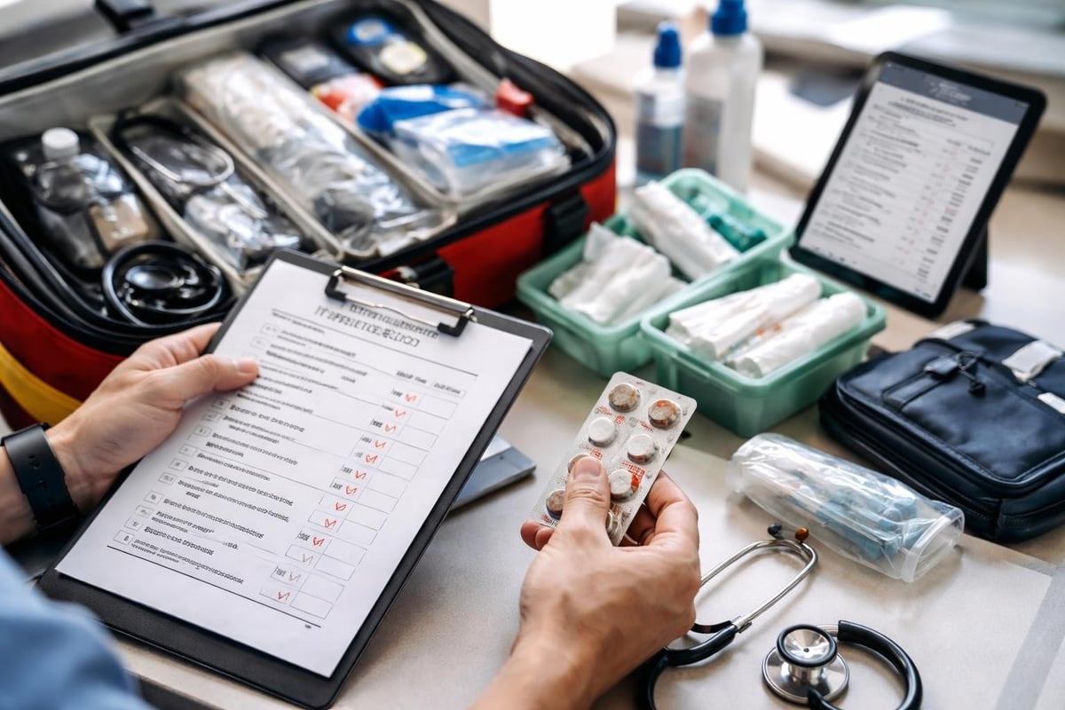 Medical kit maintenance