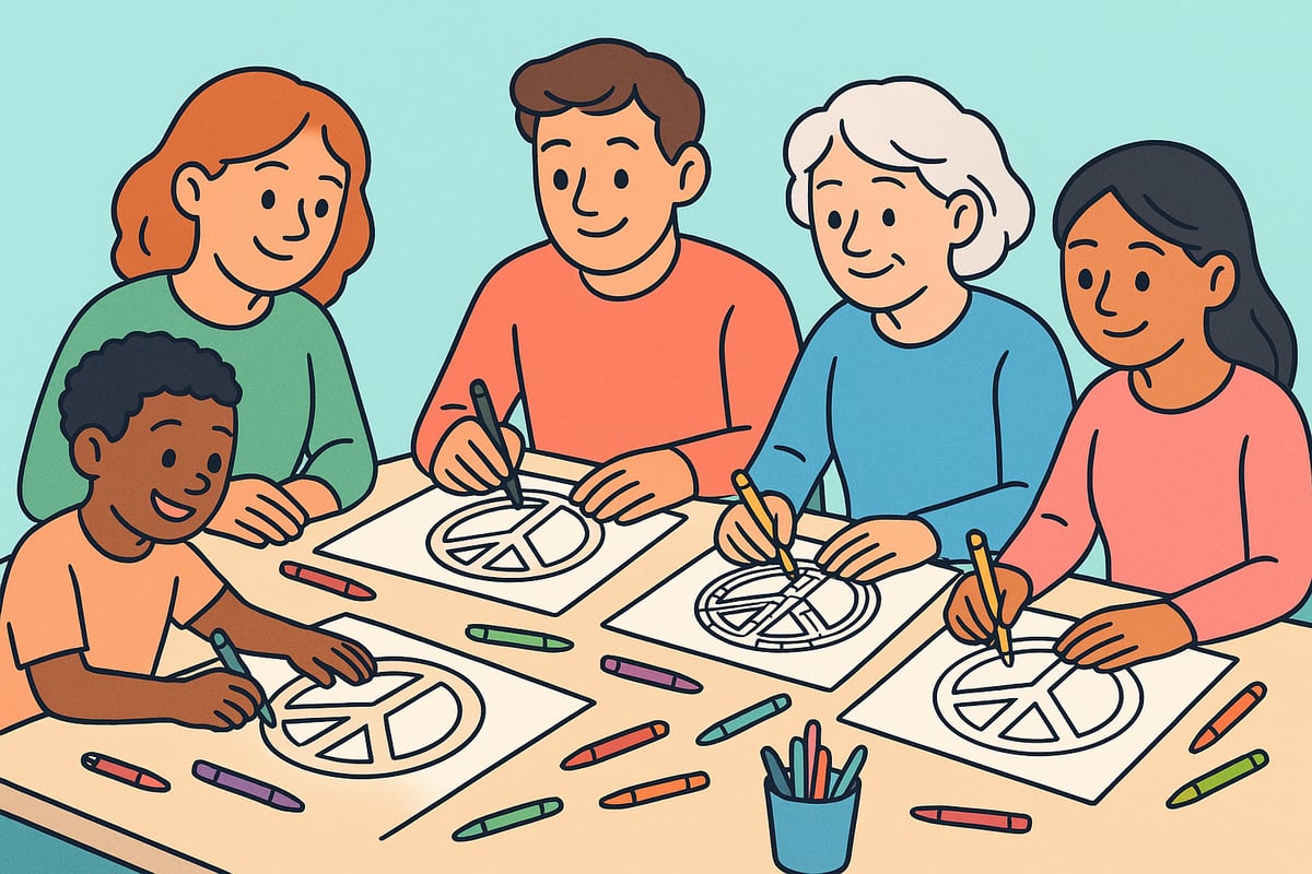 Resources for Finding and Creating Peace Sign Coloring Pages