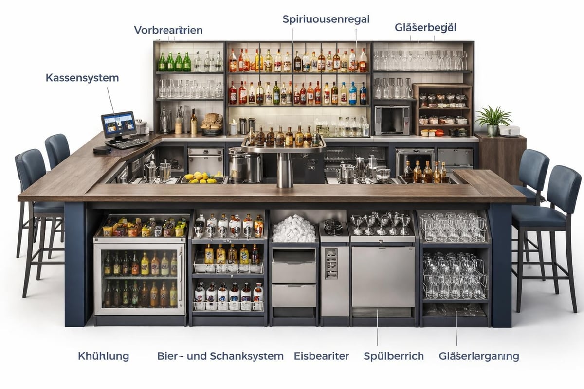 Ausstattungsplanung Bar