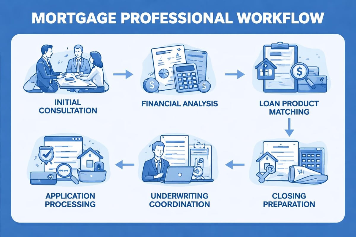 Mortgage professional workflow