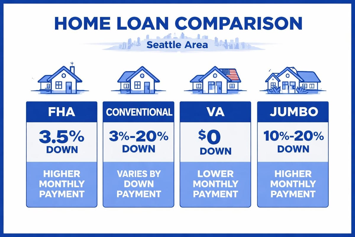 Down payment comparison