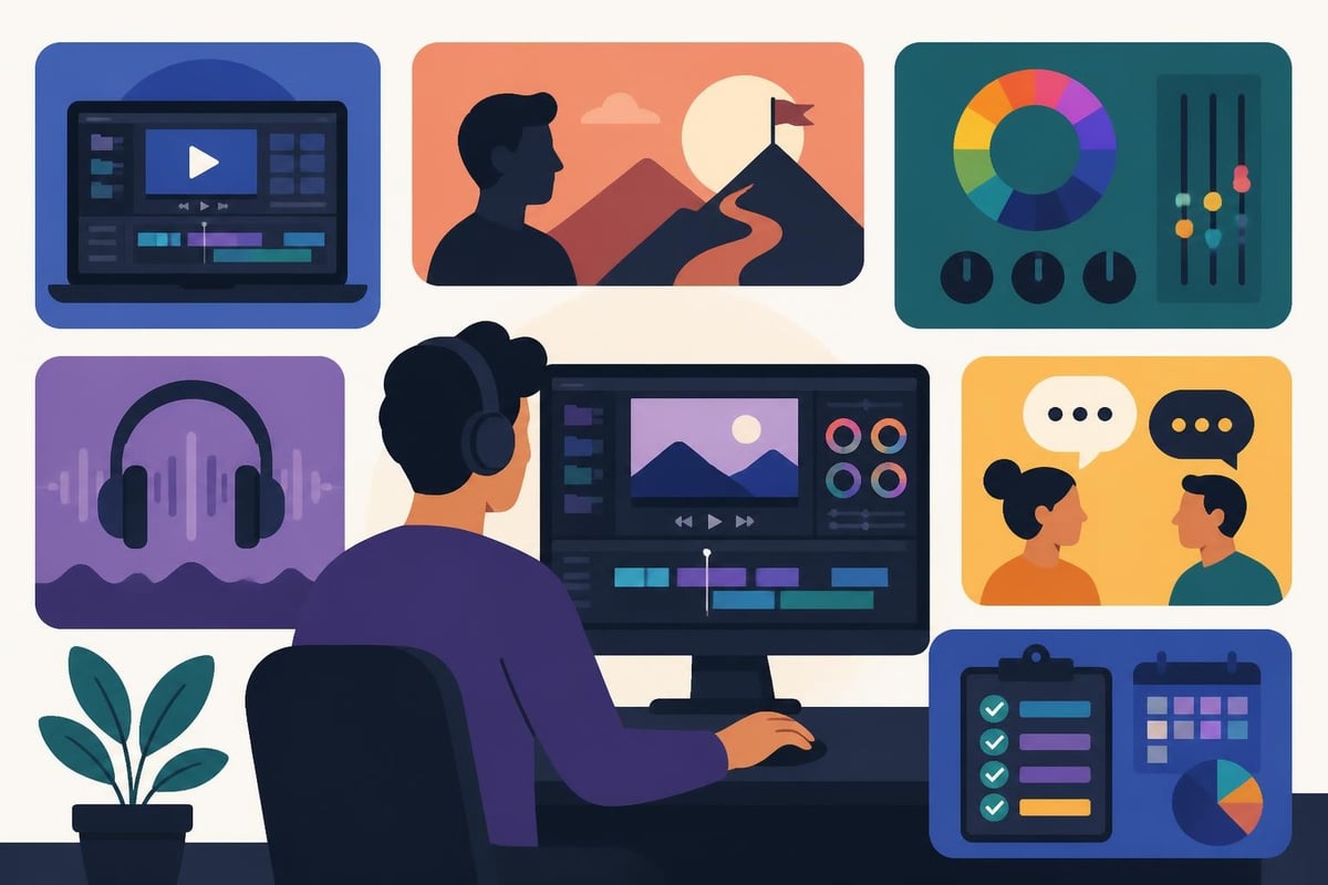 Video editing skill development