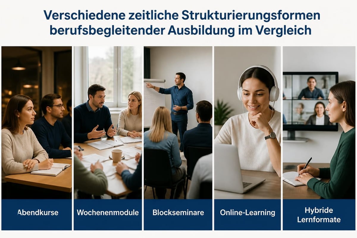 Organisationsmodelle berufsbegleitender Ausbildungen