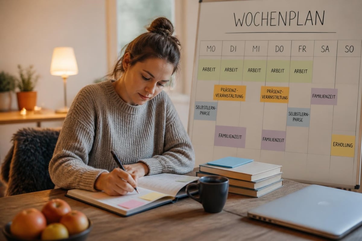 Zeitmanagement berufsbegleitende Ausbildung