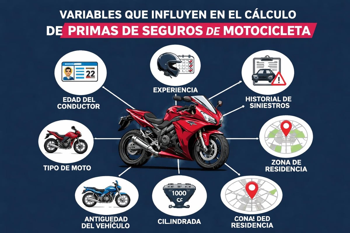 Factores que afectan el precio del seguro de moto