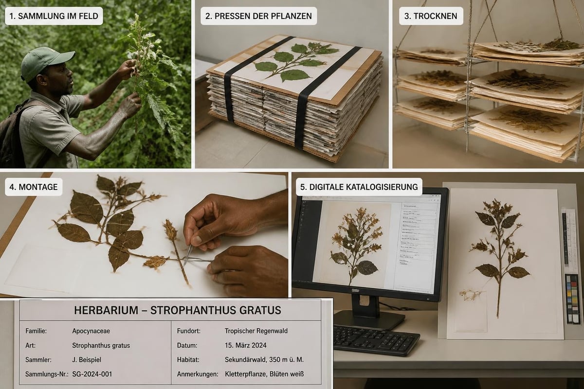 Strophanthus Herbarium-Dokumentation