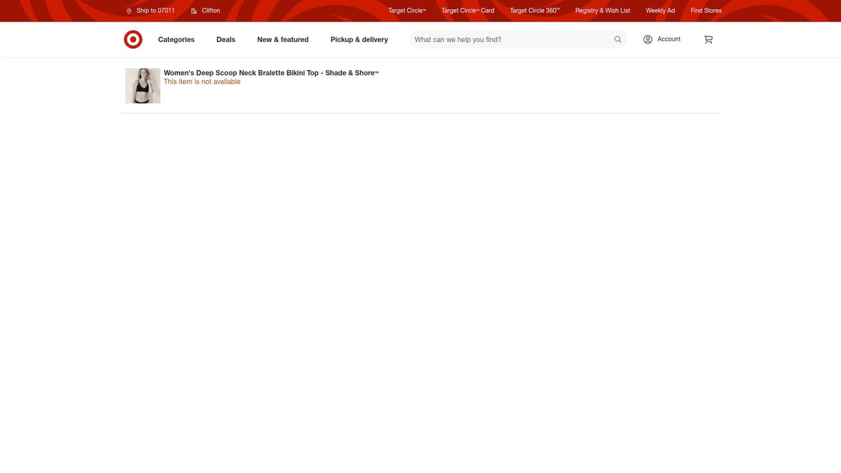 7 Stunning Blue Bathing Suit Styles to Try in 2025 - Shade & Shore Deep Scoop Neck Bralette Bikini Top – Target ($20.00)