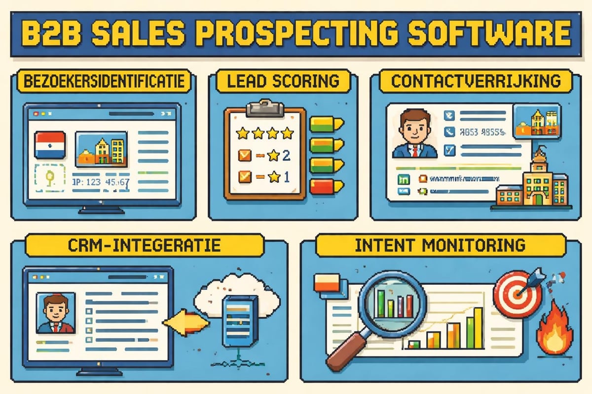 B2B sales prospecting functies