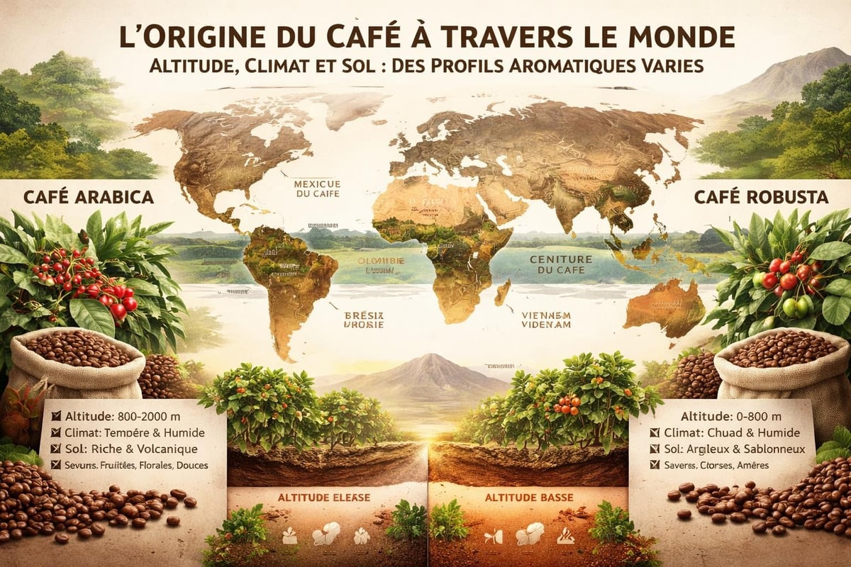 Coffee origin regions