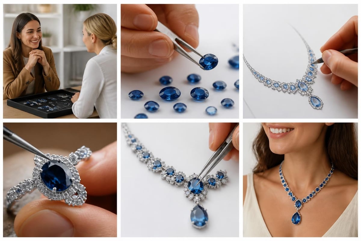 Custom necklace design process