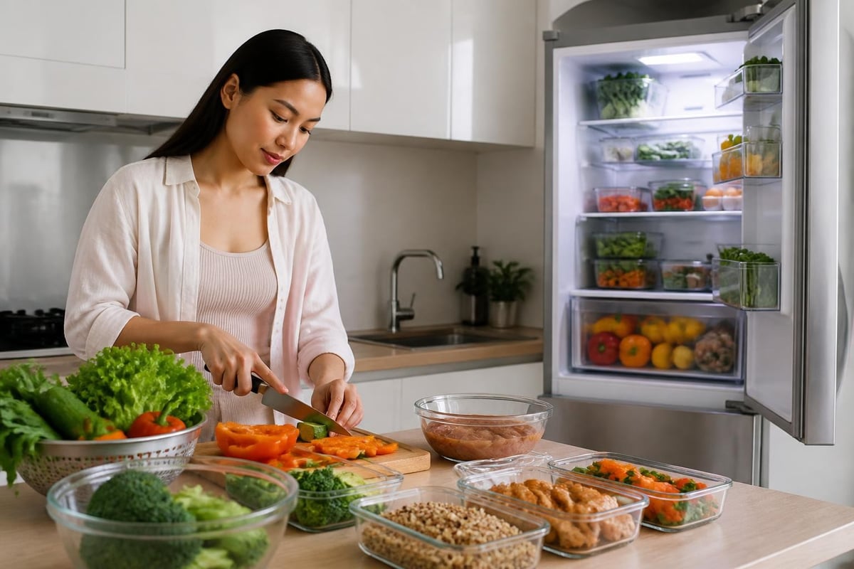 Proses meal prep mingguan
