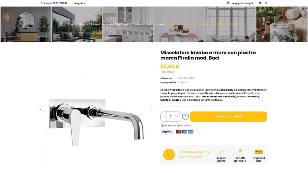 Guida Completa al Miscelatore Bagno Incasso 2026 - Recensione: Miscelatore Lavabo a Muro Piralla Mod. Baci Link