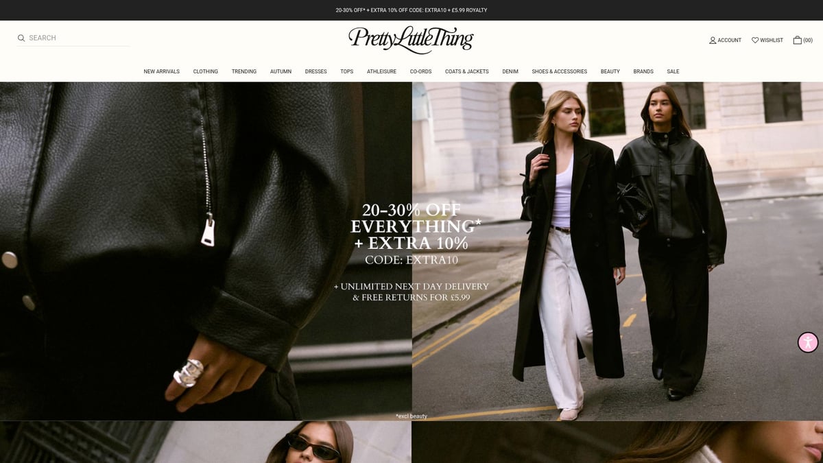 9 Best Cheap Online Clothing Stores to Shop in 2025 - PrettyLittleThing