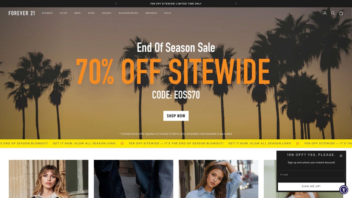 9 Best Cheap Online Clothing Stores to Shop in 2025 - Forever 21