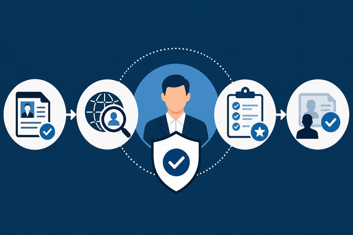 Identity verification process flow