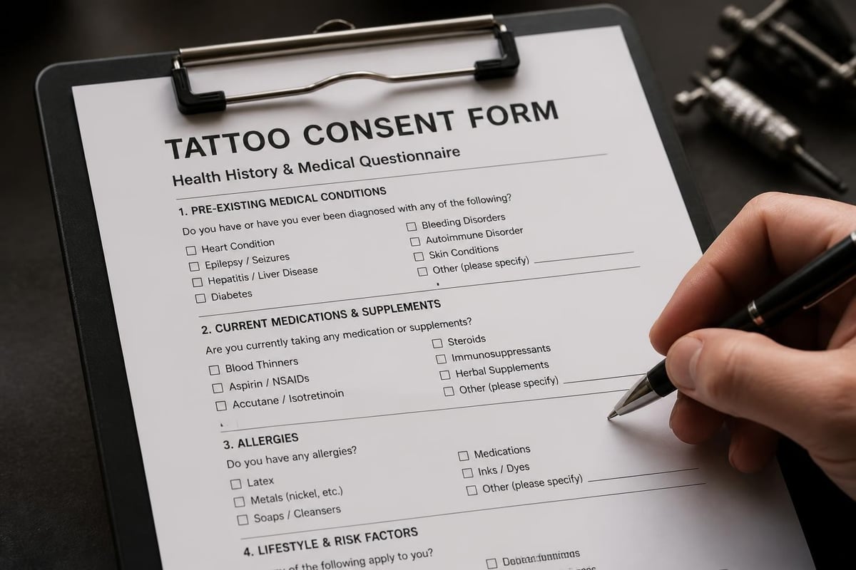 Health screening workflow