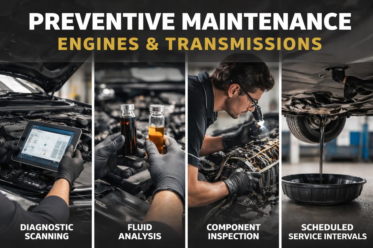 Volkswagen powertrain maintenance workflow