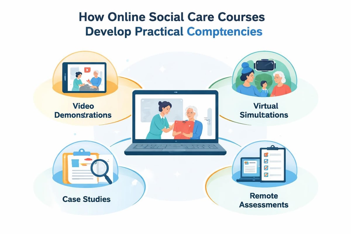 Virtual practical training components