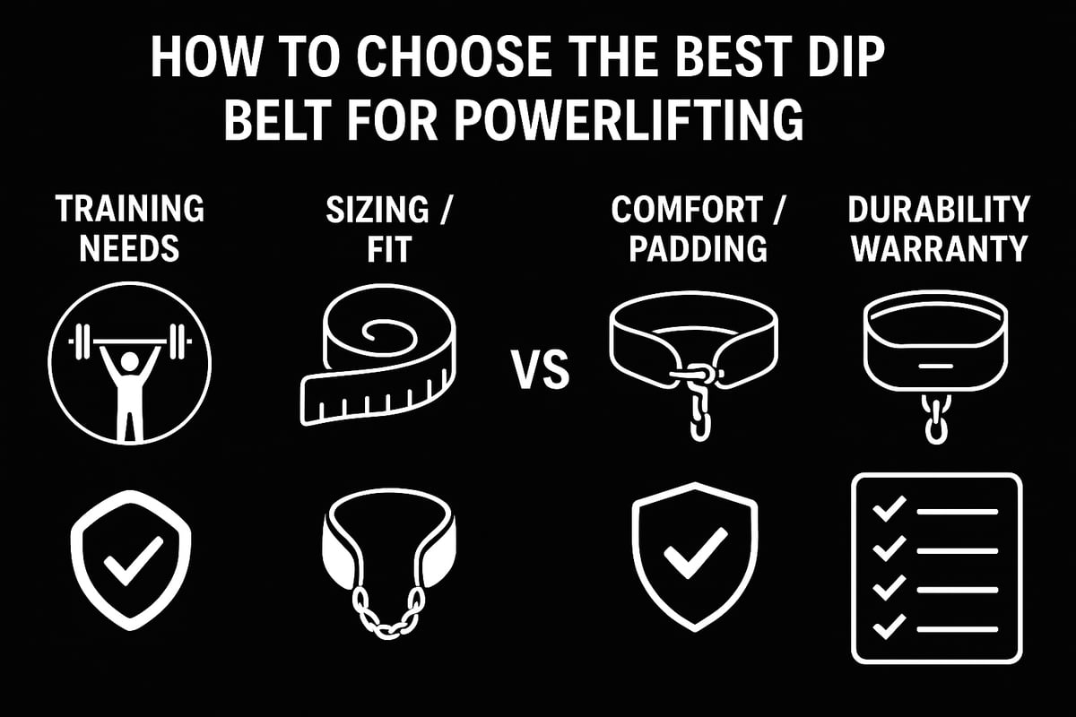 How to Choose the Right Dip Belt for Your Powerlifting Goals